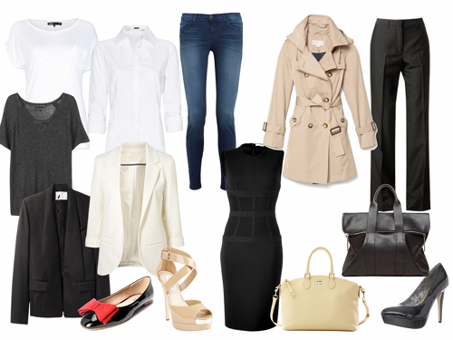 Vestir Capsule Wardrobe Fondo Armario Basico Mujer Básicos Del